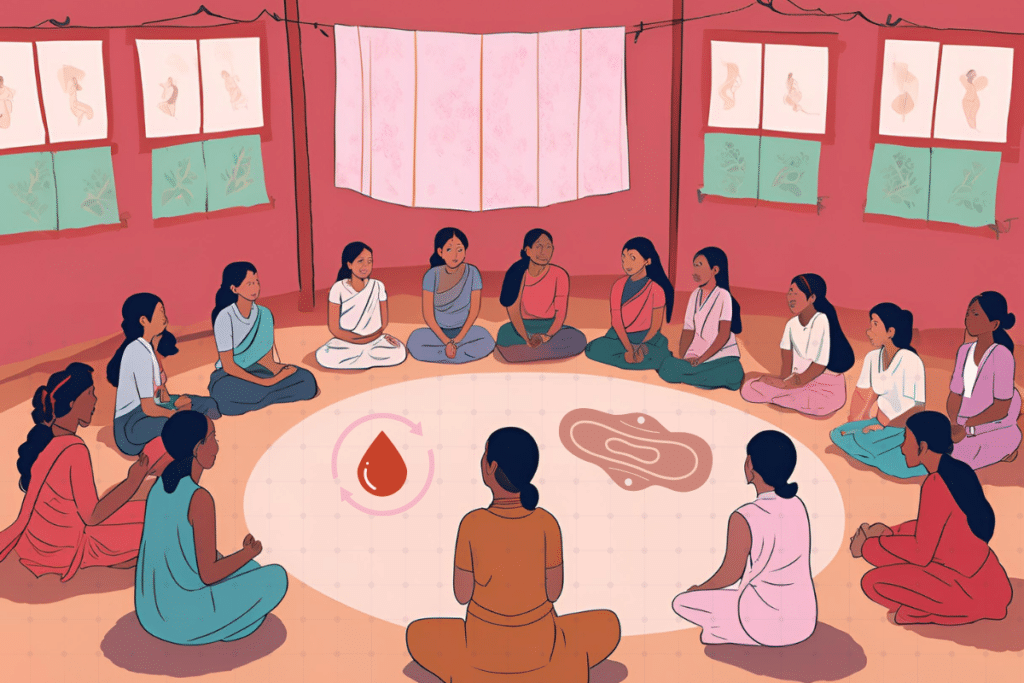 poster image of 3 Days Workshop and Performance on Breaking Menstrual Stigma 