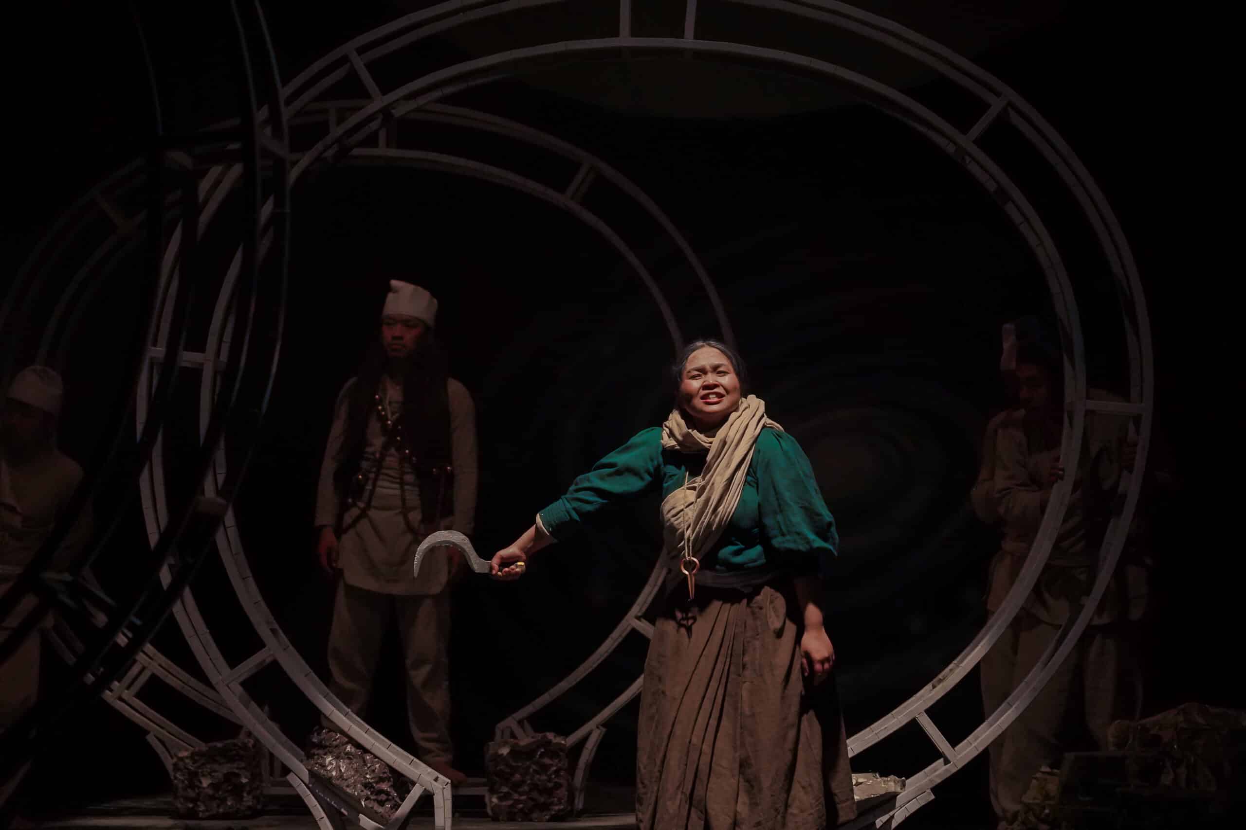 traditional drama being performed